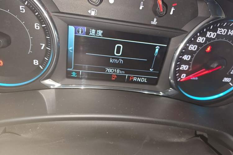 Used Chevrolet Equinox 2018 535T Automatic YuJie Edition Odometer Close Up