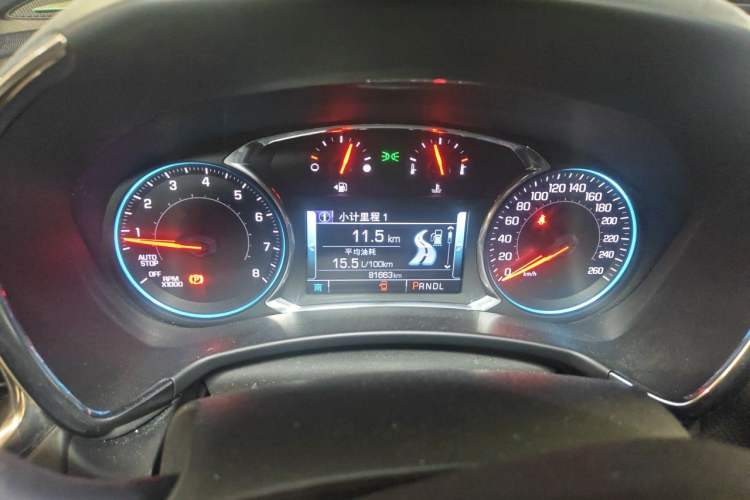 Used Chevrolet Equinox 2018 535T Automatic YuJie Edition Odometer Close Up