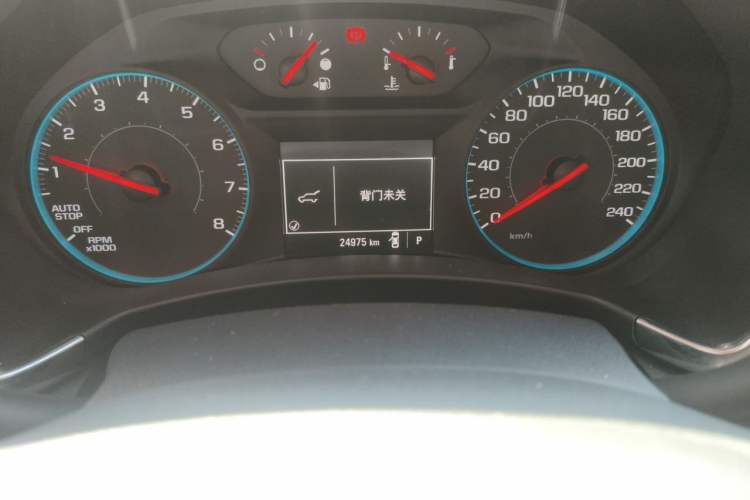 Used Chevrolet Equinox 2018 535T Automatic Chijie Edition Odometer Close Up