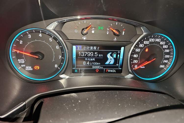 Used Chevrolet Equinox 2018 535T Automatic YuJie Edition Odometer Close Up