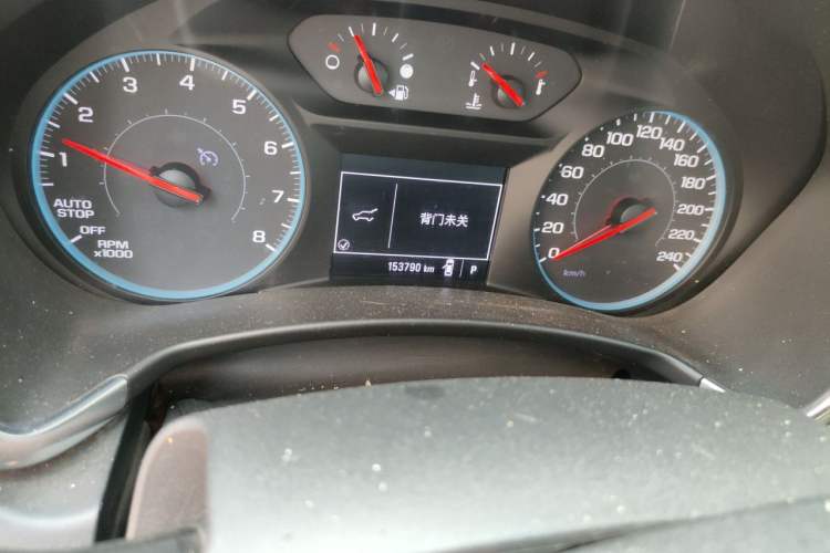 Used Chevrolet Equinox 2018 535T Automatic Chijie Edition Odometer Close Up