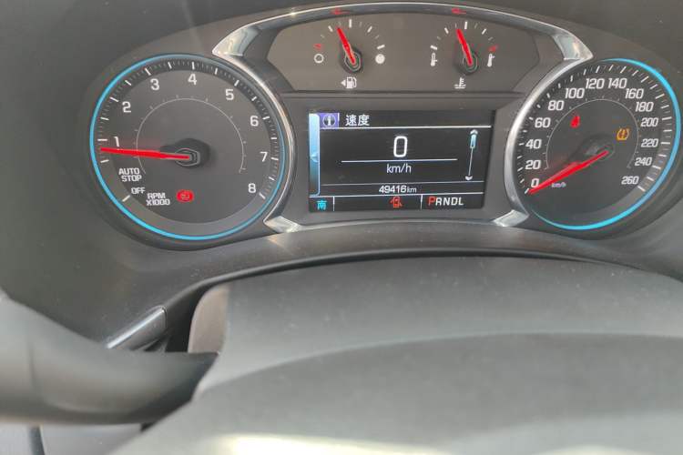 Used Chevrolet Equinox 2018 535T Automatic YuJie Edition Odometer Close Up