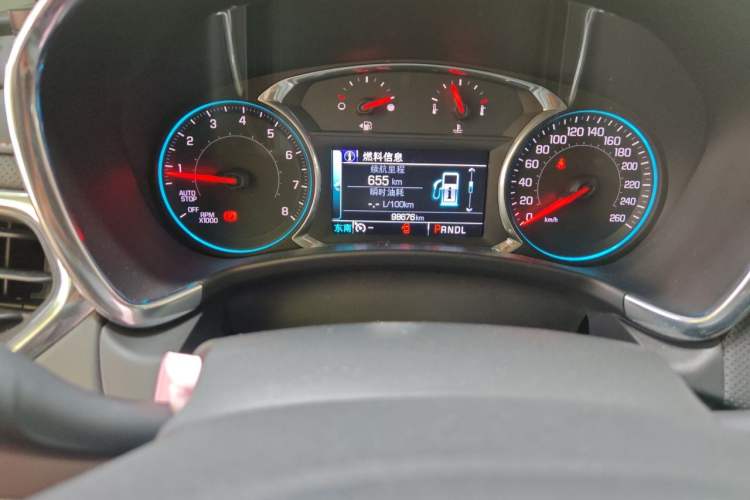 Used Chevrolet Equinox 2018 535T Automatic YuJie Edition Odometer Close Up