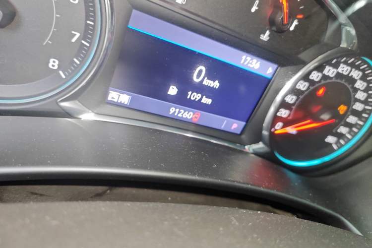 Used Chevrolet Equinox 2018 535T Automatic YuJie Edition Odometer Close Up