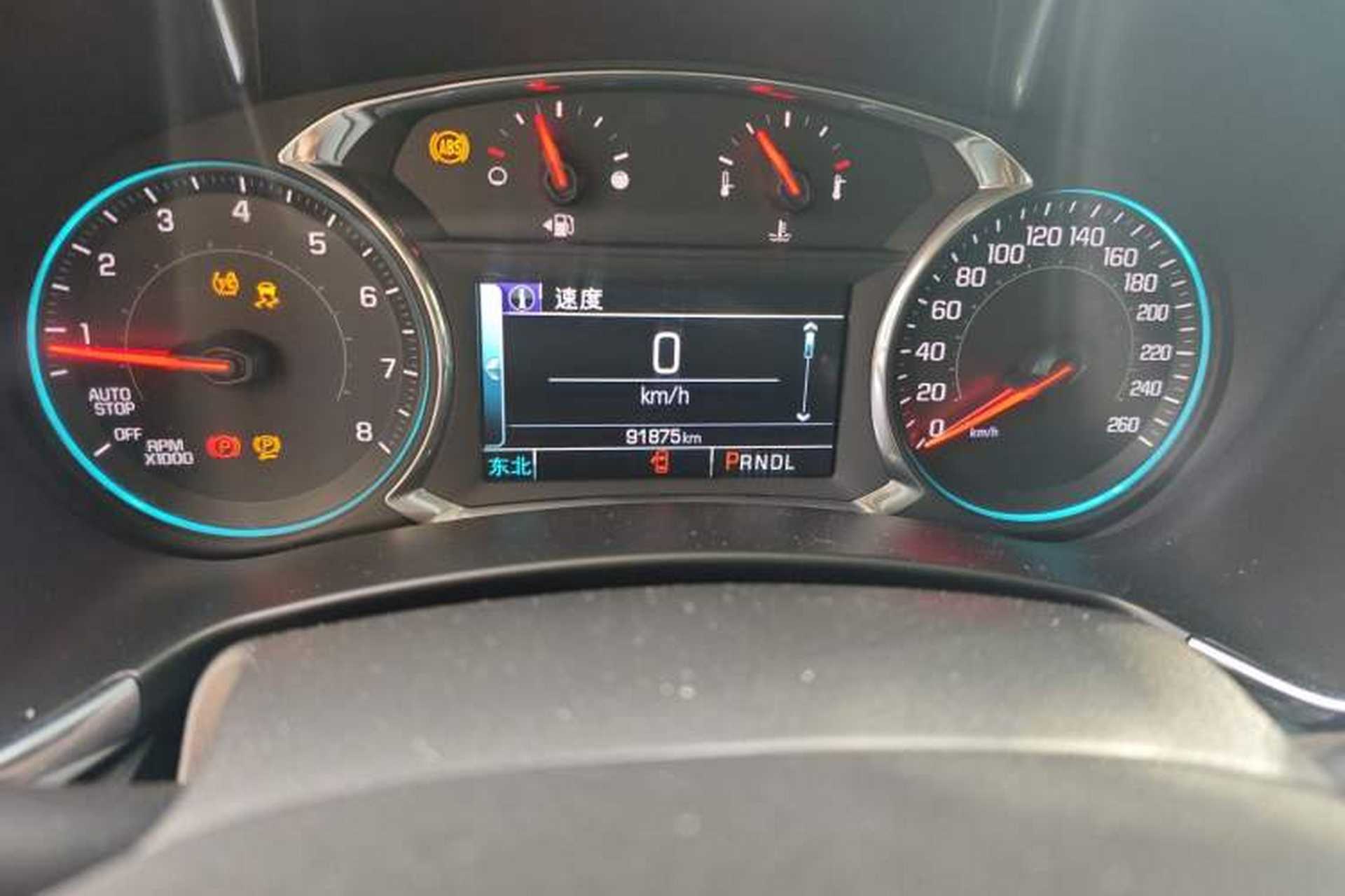 Used Chevrolet Equinox 2018 535T Automatic YuJie Edition Odometer Close Up