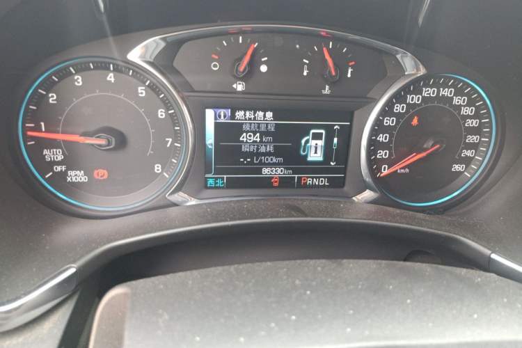 Used Chevrolet Equinox 2018 535T Automatic YuJie Edition Odometer Close Up