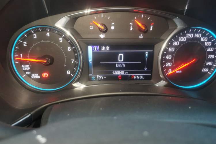 Used Chevrolet Equinox 2018 535T Automatic YuJie Edition Odometer Close Up