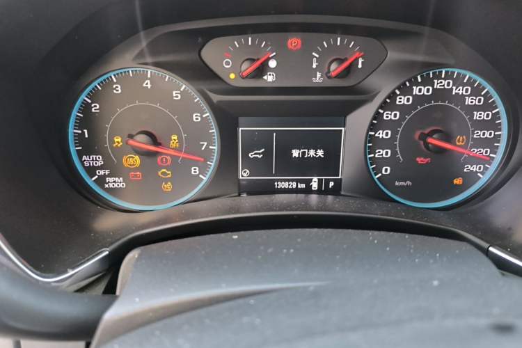 Used Chevrolet Equinox 2018 535T Automatic Chijie Edition Odometer Close Up