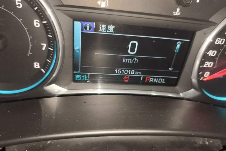Used Chevrolet Equinox 2018 535T Automatic YuJie Edition Odometer Close Up