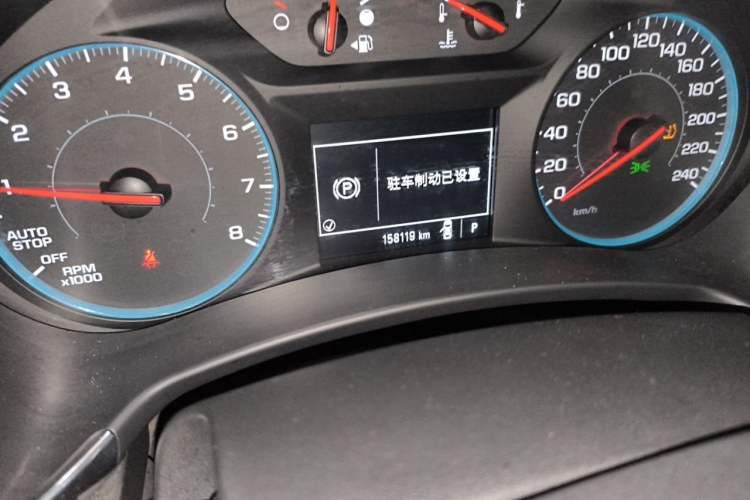 Used Chevrolet Equinox 2018 535T Automatic Chijie Edition Odometer Close Up
