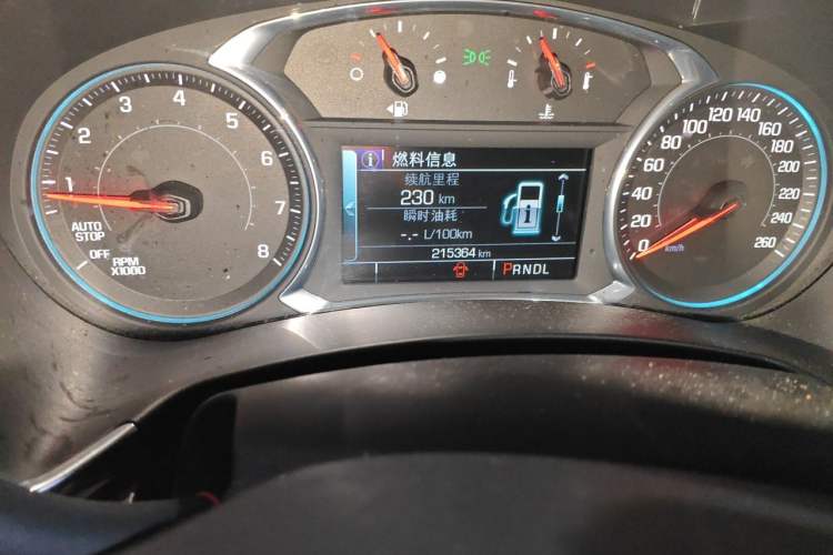 Used Chevrolet Equinox 2018 535T Automatic YuJie Edition Odometer Close Up