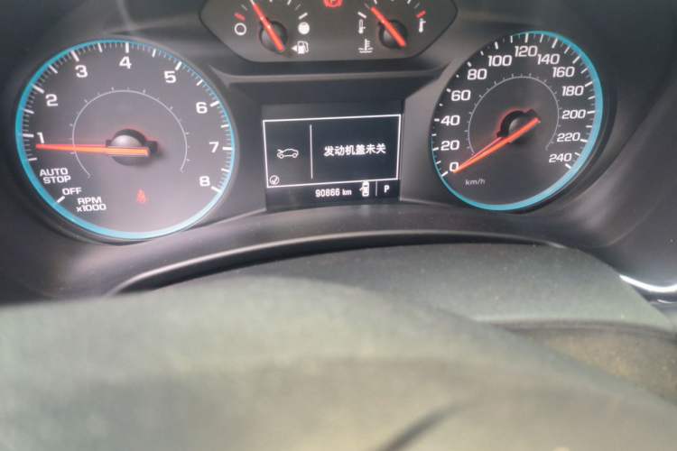 Used Chevrolet Equinox 2018 535T Automatic Chijie Edition Odometer Close Up