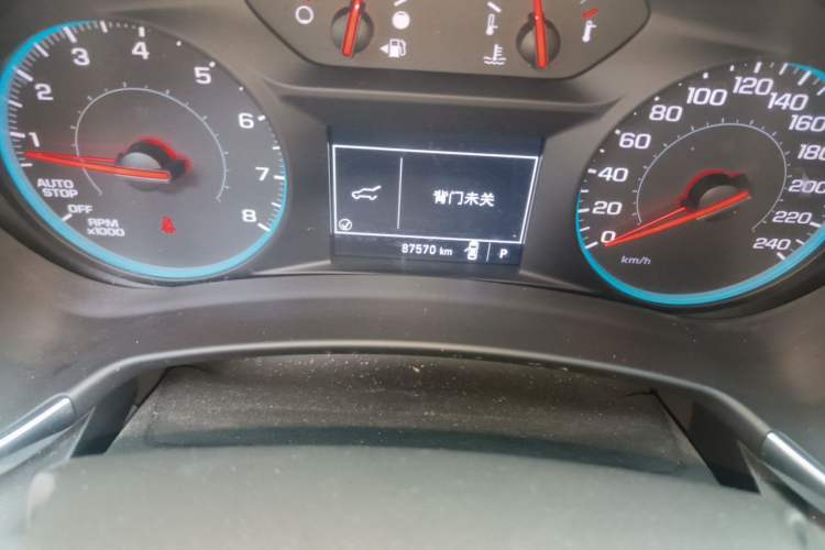 Used Chevrolet Equinox 2018 535T Automatic Chijie Edition Odometer Close Up