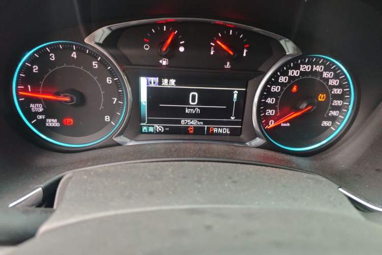Used Chevrolet Equinox 2018 535T Automatic YuJie Edition Odometer Close Up