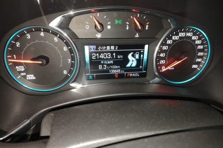 Used Chevrolet Equinox 2018 535T Automatic YuJie Edition Odometer Close Up