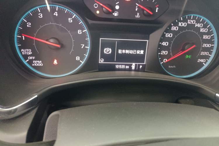 Used Chevrolet Equinox 2018 535T Automatic Chijie Edition Odometer Close Up
