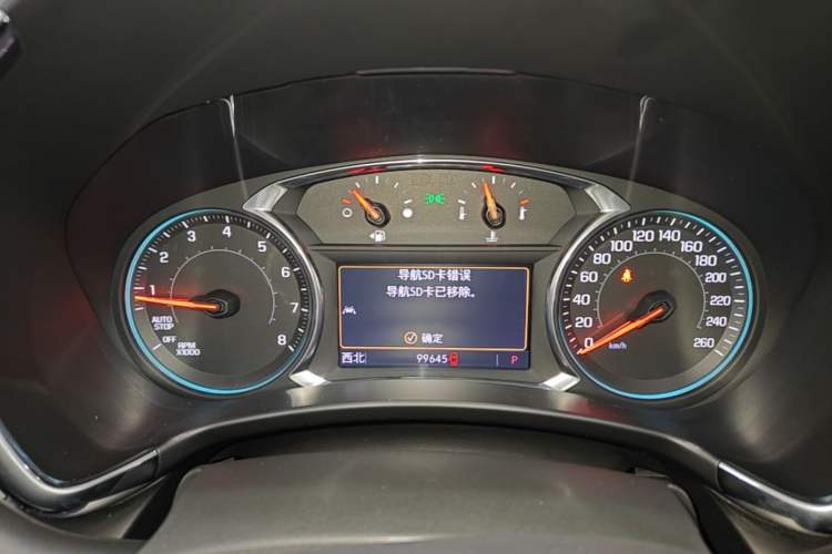 Used Chevrolet Equinox 2019 Redline 550T Automatic All-Wheel-Drive Trailblazer RS China VI Standard Instrument Cluster