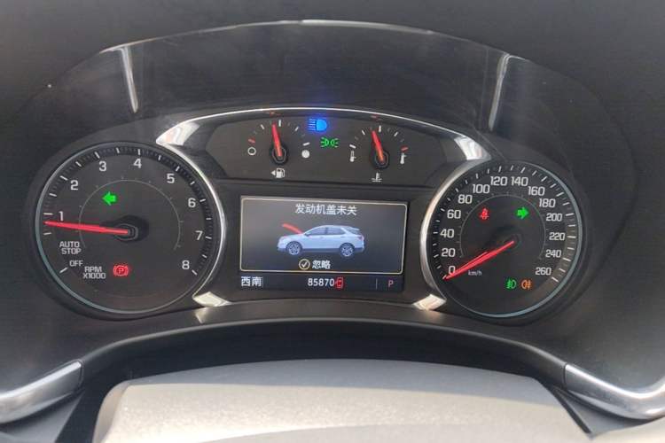 Used Chevrolet Equinox 2019 Redline 550T Automatic All-Wheel-Drive RS Model China VI Standard Instrument Cluster
