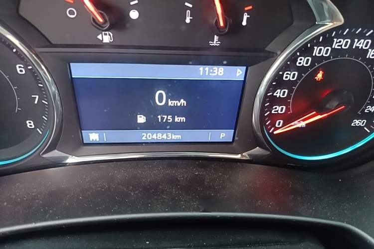 Used Chevrolet Equinox 2019 535T Automatic YuJie Edition China VI Odometer Close Up