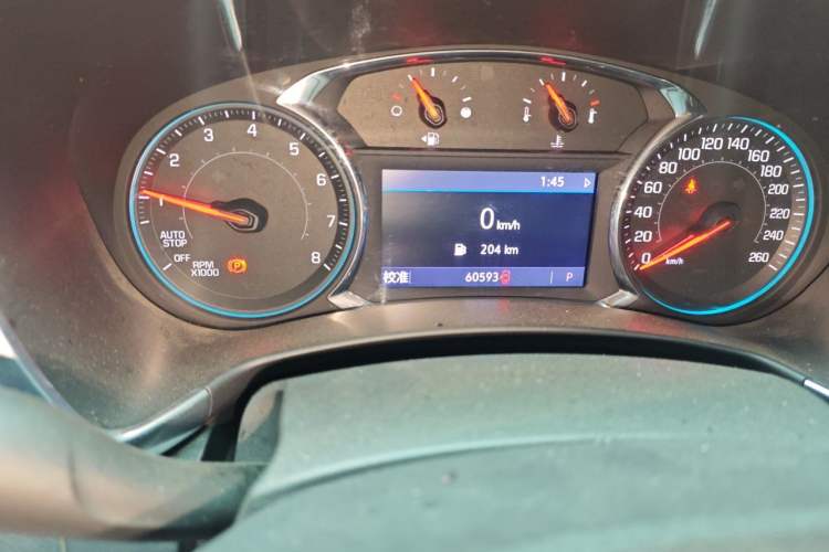Used Chevrolet Equinox 2019 535T Automatic YuJie Edition China VI Odometer Close Up