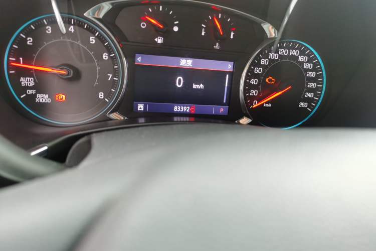 Used Chevrolet Equinox 2019 535T Automatic YuJie Edition China VI Odometer Close Up