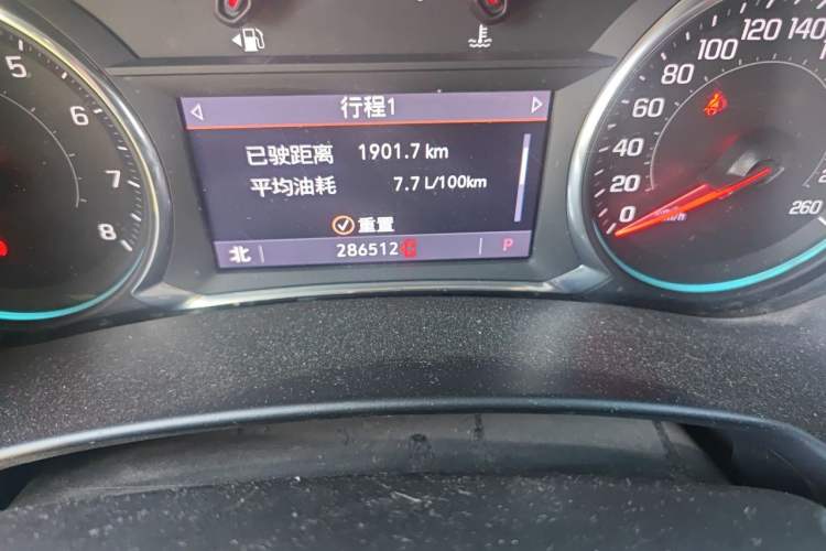 Used Chevrolet Equinox 2019 535T Automatic YuJie Edition China VI Odometer Close Up