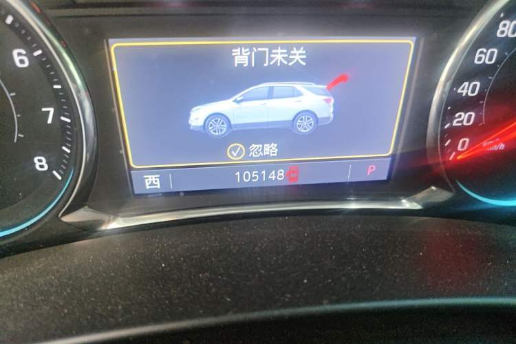 Used Chevrolet Equinox 2019 535T Automatic YuJie Edition China V Standard Odometer Close Up