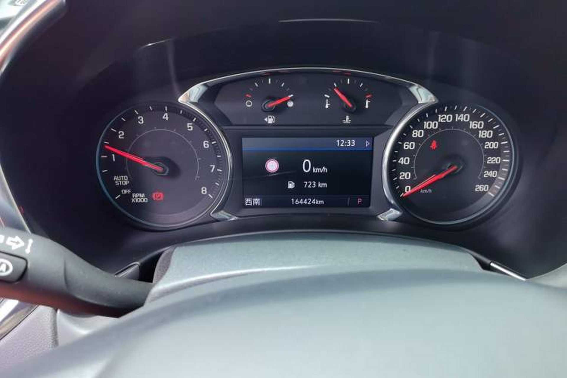 Used Chevrolet Equinox 2019 Redline 550T Automatic All-Wheel-Drive Trailblazer RS China VI Standard Odometer Close Up