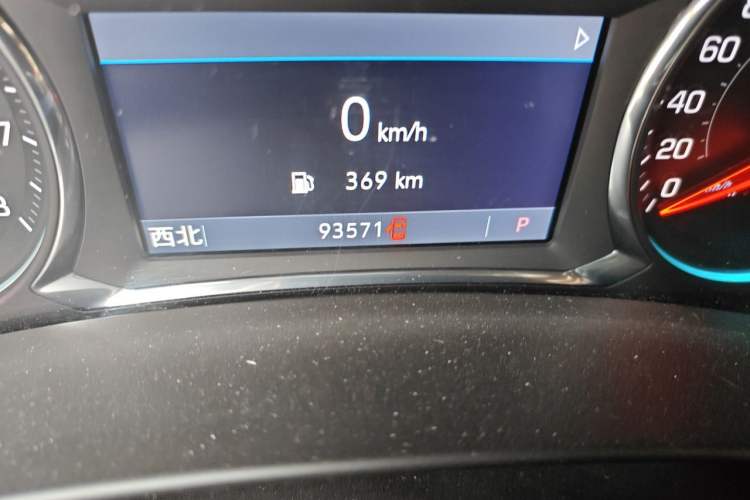 Used Chevrolet Equinox 2019 535T Automatic YuJie Edition China VI Odometer Close Up