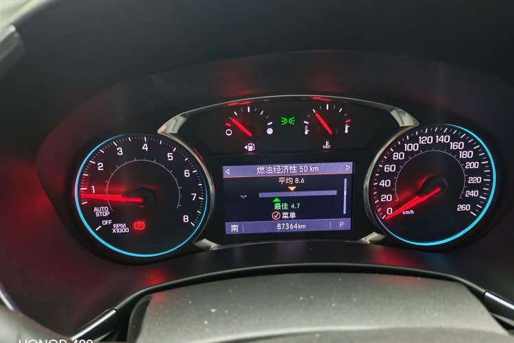 Used Chevrolet Equinox 2019 535T Automatic YuJie Edition China VI Odometer Close Up