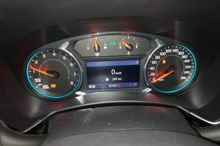 Used Chevrolet Equinox 2019 Redline 550T Automatic All-Wheel-Drive RS Model China VI Standard Instrument Cluster