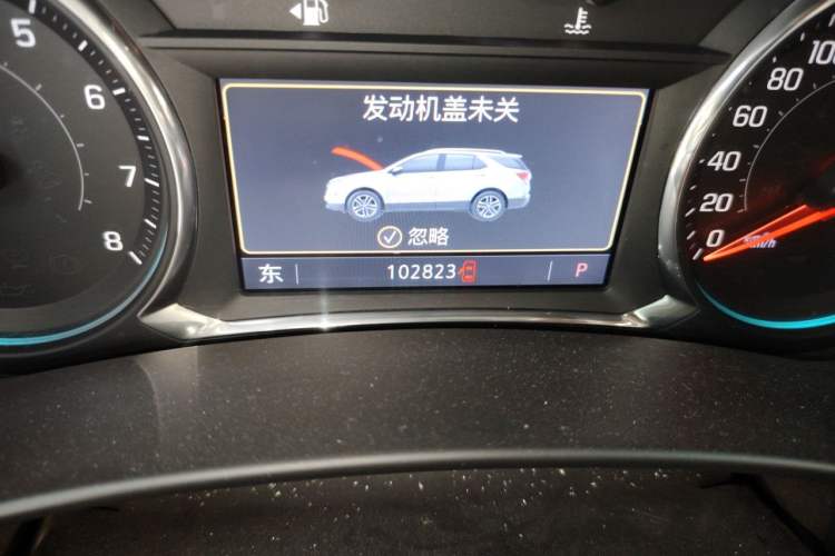Used Chevrolet Equinox 2019 535T Automatic YuJie Edition China V Standard Odometer Close Up