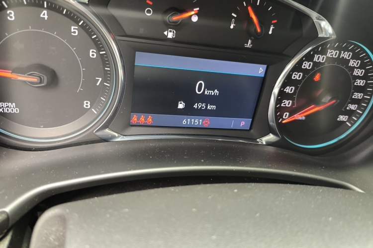 Used Chevrolet Equinox 2021 550T RS Four-Wheel Drive Intelligent Guardian Edition Odometer Close Up