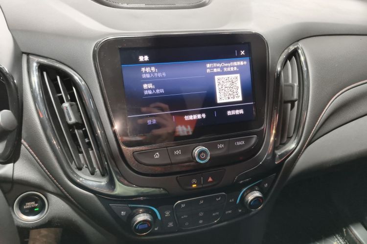 Used Chevrolet Equinox 2021 550T RS Four-Wheel Drive Intelligent Guardian Edition Audio And AC Panel