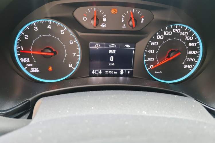 Used Chevrolet Equinox 2021 535T Chijie Edition Odometer Close Up
