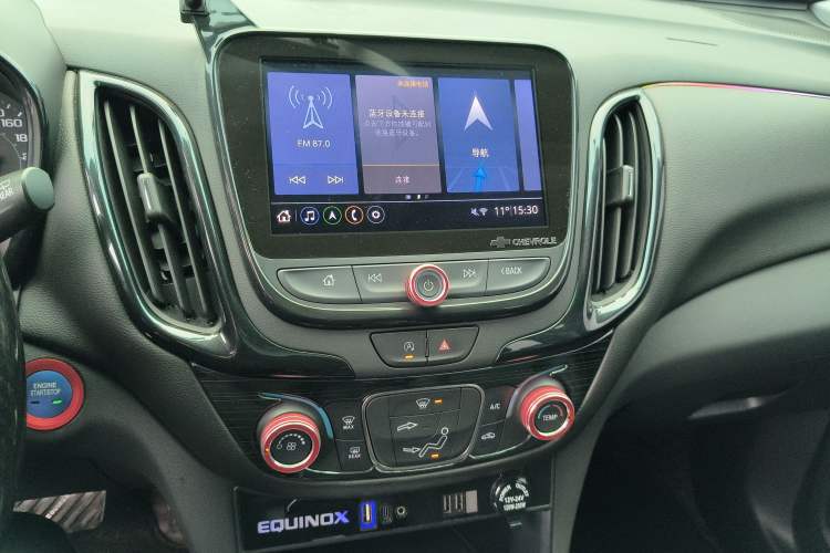 Used Chevrolet Equinox 2022 535T Chijie Edition Audio And AC Panel