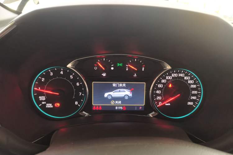 Used Chevrolet Equinox 2022 Mild Hybrid 550T RS Four-Wheel Drive Intelligent Guardian Edition Instrument Cluster
