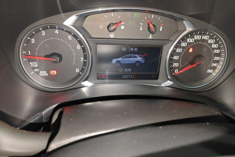Used Chevrolet Equinox 2022 Mild Hybrid 550T RS Four-Wheel Drive Intelligent Guardian Edition Odometer Close Up
