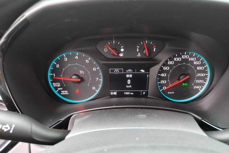 Used Chevrolet Equinox 2022 535T Chijie Edition Odometer Close Up