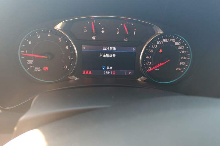 Used Chevrolet Equinox 2022 Mild Hybrid 550T RS Four-Wheel Drive Intelligent Guardian Edition Odometer Close Up