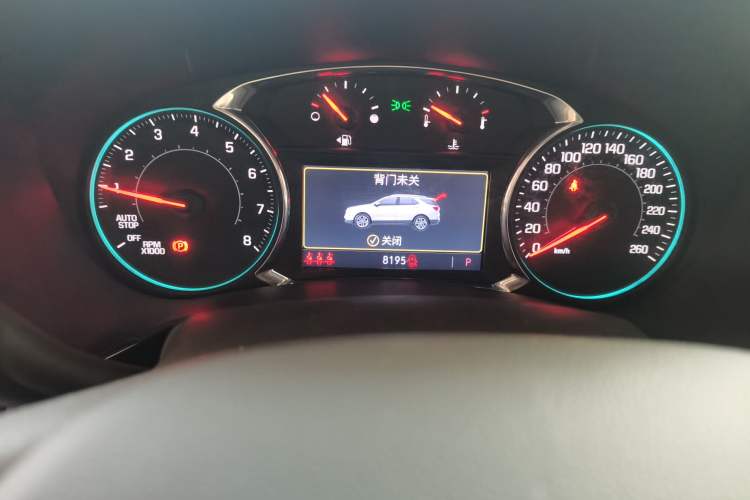 Used Chevrolet Equinox 2022 Mild Hybrid 550T RS Four-Wheel Drive Intelligent Guardian Edition Odometer Close Up