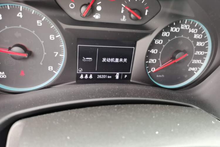 Used Chevrolet Equinox 2022 535T Chijie Edition Odometer Close Up