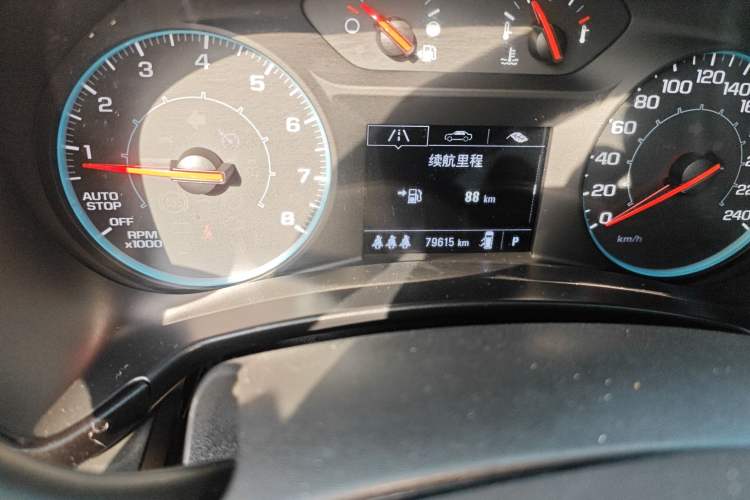 Used Chevrolet Equinox 2022 535T Chijie Edition Odometer Close Up