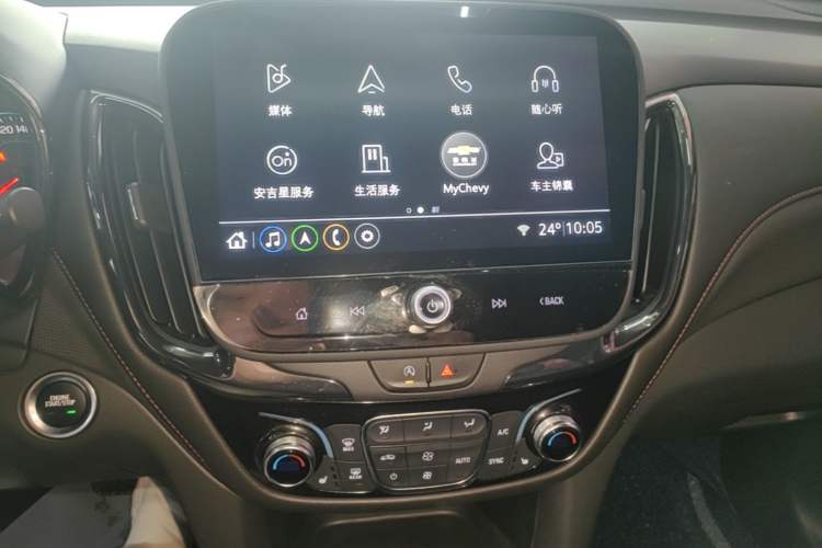 Used Chevrolet Equinox 2022 Mild Hybrid 550T RS Smart Boundary-Setting Edition Audio And AC Panel