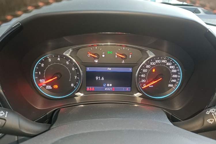 Used Chevrolet Equinox 2022 Mild Hybrid 550T RS Four-Wheel Drive Intelligent Guardian Edition Instrument Cluster