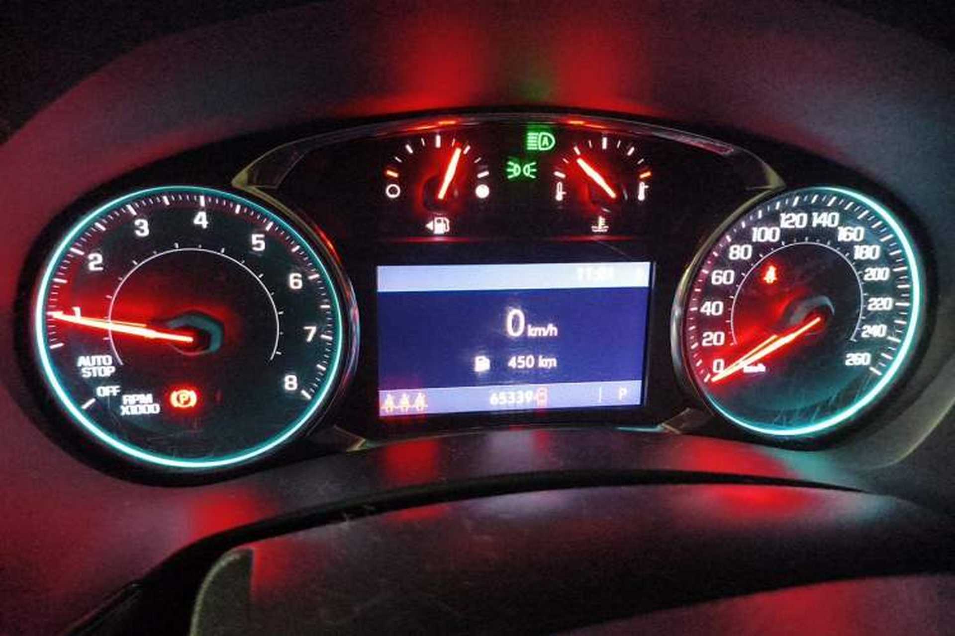 Used Chevrolet Equinox 2022 Mild Hybrid 550T RS Four-Wheel Drive Intelligent Guardian Edition Instrument Cluster