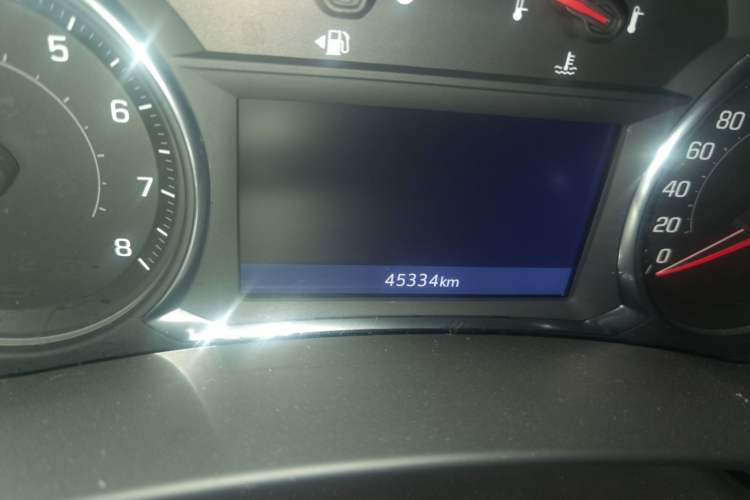 Used Chevrolet Equinox 2022 Mild Hybrid 550T RS Four-Wheel Drive Intelligent Guardian Edition Odometer Close Up