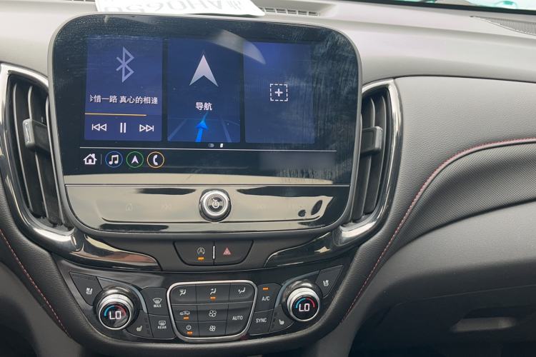 Used Chevrolet Equinox 2022 Mild Hybrid 550T RS Four-Wheel Drive Intelligent Guardian Edition Audio And AC Panel