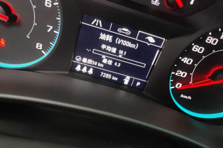 Used Chevrolet Equinox 2022 535T Chijie Edition Odometer Close Up