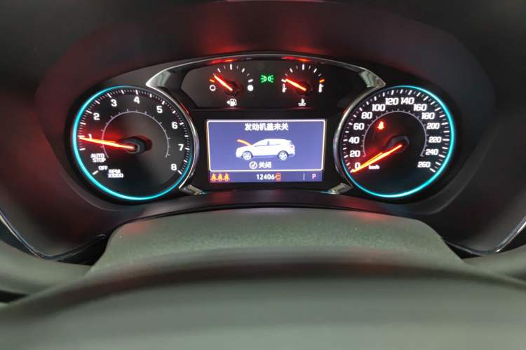 Used Chevrolet Equinox 2022 Mild Hybrid 550T RS Four-Wheel Drive Intelligent Guardian Edition Odometer Close Up